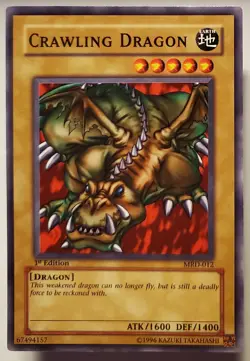 Yu-Gi-Oh! Crawling Dragon MRD-012 Metal Raiders Vintage 2002 1st Ed NM - Image 1