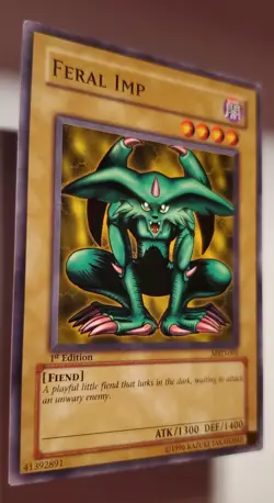 Yu-Gi-Oh! Feral Imp MRD-001 Metal Raiders Vintage 2002 1st Edition NM - Image 2