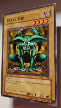 Yu-Gi-Oh! Feral Imp MRD-001 Metal Raiders Vintage 2002 1st Edition NM - Image 3