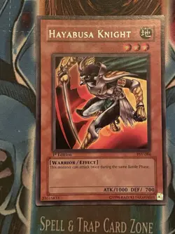 Yugioh - Hayabusa Knight - PSV-086 - 1st Edition - Near Mint - Image 1