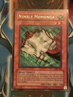 Yu-Gi-Oh! Nimble Momonga #MRL-086 1st Edition Near Mint - Image 1
