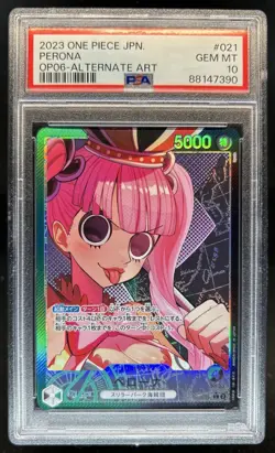 2024 One Piece Wings of The Captain Perona Leader #OP06-021 PSA 10 GEM MINT - Image 1