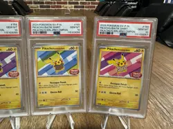 PSA 10 Pikachu Batik Sequential Set 101, 154, 155, 190 Indonesia Pokemon Card - Image 3