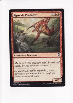 2020 MAGIC THE GATHERING MTG COMMANDER LEGENDS RIPSCALE PREDATOR (#2) (X) - Image 1