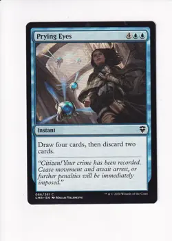 2020 MAGIC THE GATHERING MTG COMMANDER LEGENDS PRYING EYES (#1) (X) - Image 1