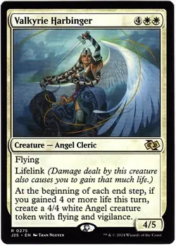MTG Foundations Jumpstart J25 Valkyrie Harbringer (Rare) - Image 1