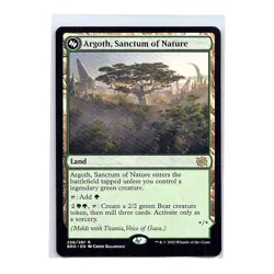 Argoth, Sanctum of Nature #256 Regular Rare MTG 2022 The Brothers' War (BRO) - Image 1