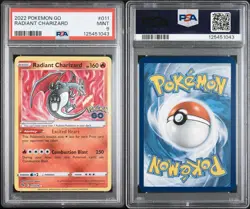 2022 POKEMON GO #011 RADIANT CHARIZARD PSA 9 - Image 3