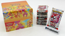 Lot of (24) Pokemon 151 Booster Packs + Sealed Mini Tin Display NEW - Image 1