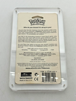 Pokemon TCG WOTC Base Set Blister Pack Charizard Art SEALED w/Acrylic - Image 2