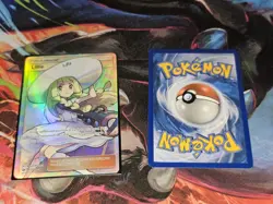 Lusamine 110/111 Crimson Invasion and Pokemon Lillie 147/149 Sun & Moon Base Set - Image 2