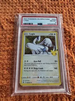 2021 POKEMON CELEBRATIONS #022 LUGIA PSA 8 - Image 1