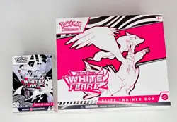 (2x) White Flare Lot ETB & BOOSTER BUNDLE SEALED POKEMON TCG Scarlet & Violet - Image 1