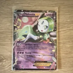 Pokemon Meloetta EX Legendary Treasures RC11/RC25 Ultra Rare moderately played - Image 1