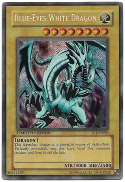 Blue-Eyes White Dragon FL1-EN001 YuGiOh Forbidden Legacy - Image 1