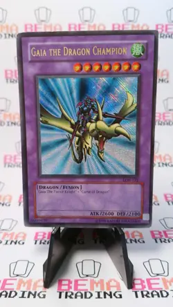 Gaia the Dragon Champion LOB-125 Unlimited **DOUBLE MISPRINT** - Image 1
