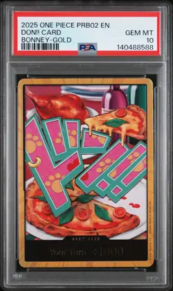 (3) One Piece PRB02 GOLD DON!! Jewelry Bonney, Kyros, Lim - All PSA 10 - Image 1