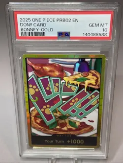 (3) One Piece PRB02 GOLD DON!! Jewelry Bonney, Kyros, Lim - All PSA 10 - Image 3