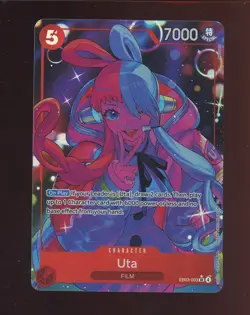 One Piece English EB03-003 Uta Alternate Art Super Rare - Image 1