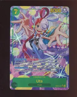 One Piece English EB03-061 Uta Alternate Art Secret Rare - Image 1