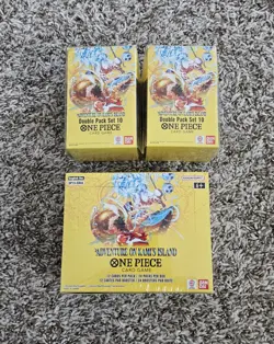 One Piece ENG OP15-EB04 Booster Box and 2 Double Pack Set Vol 10 DP-10, Sealed - Image 1