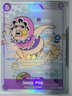 ONE PIECE Senor Pink (Alt Art) OP10-067 R Royal Blood - Image 1