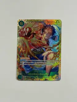 One Piece TCG Monkey D. Luffy SEC Carrying On His Will Op13-118 NM - Image 1