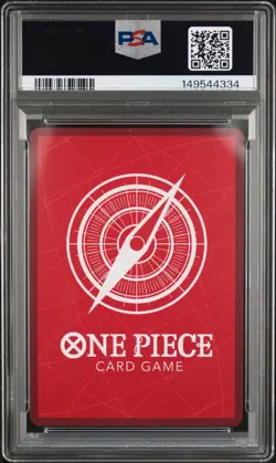 2026 ONE PIECE OP14-EB04-THE AZURE SEA'S SEVEN ALTERNATE ART TRAFALGAR LAW PSA 9 - Image 2