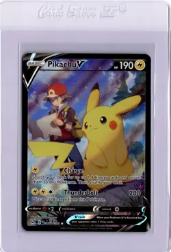 Pikachu V Lost Origin TG16/TG30 Holo Pokemon Card FA 2022 - Image 1