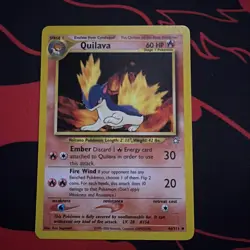 Pokemon TCG Quilava 46/111 Uncommon Card Neo Genesis Nm - Image 1