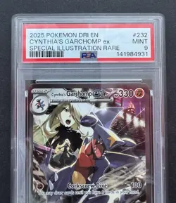 *PSA 9* Cynthia's Garchomp ex 232/182 - Destined Rivals - SIR Mint Pokemon Card - Image 2