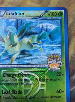 Leafeon 11/116 Holo Promo Foil 2013 Pokemon Card Championships #2720 - Image 4