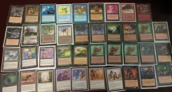 Magic: The Gathering Wizards 36 Card Lot Creature Sorcery Enchantment - Image 1