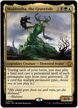 MTG Foundations Muldrotha, the Gravetide (Mythic) - Image 1