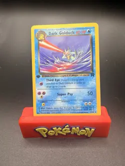 Dark Golduck - 37/82 - Uncommon - 1st Edition Team Rocket - Pokemon Card - MP - Image 1