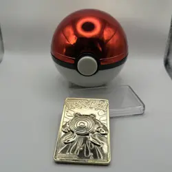 1999 Burger King Pokemon Ball Nintendo 23K Gold Plated POLIWHIRL Trading Card - Image 5