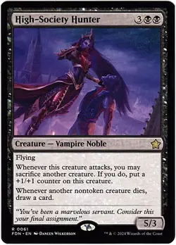 MTG Foundations High-Society Hunter (Rare) - Image 1