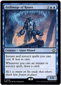 MTG Foundations Archmage of Runes (Rare) - Image 1