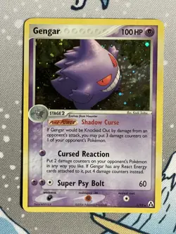 Gengar 5/92 EX Legend Maker Holo Rare Pokemon Card DMG - Image 1