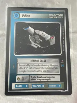 Star Trek CCG Mirror, Mirror DEFIANT Rare Card NEVER PLAYED - Image 1