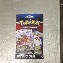 Pokemon TCG 25 Card Pack Foil Guaranteed Rayquaza 2024 MJ Holding - Image 1