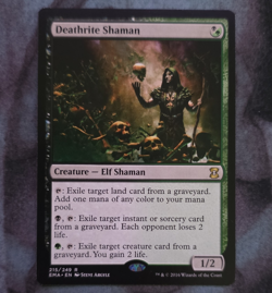 Wizards of the Coast Deathrite Shaman Eternal Masters Rare Creature 215/249 2016 - Image 1