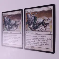 2x SPIRIT LOOP ENCHANTMENT TIME SPIRAL MAGIC GATHERING MTG M/NM - Image 4