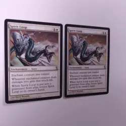 2x SPIRIT LOOP ENCHANTMENT TIME SPIRAL MAGIC GATHERING MTG M/NM - Image 5