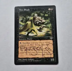 UNPLAYED SIGNED NM Mire Shade MTG Magic Mirage RANDY GALLEGOS EDH CUBE VINTAGE - Image 1