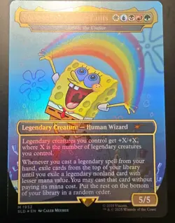 SpongeBob SquarePants - Jodah, the Unifier Rainbow Foil Secret Lair Drop Foil Nm - Image 1