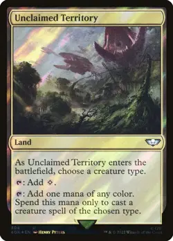 Unclaimed Territory - 304* - NM - Warhammer 40,000 Commander (40K) - SurgeFoil - Image 1
