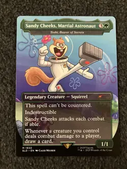 Magic MTG - Sandy Cheeks, Martial Astronaut / Toski - SpongeBob Secret Lair - Image 1