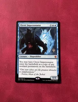 Clever Impersonator PROMO - NM - MTG Khans of Tarkir - Magic the Gathering - Image 1