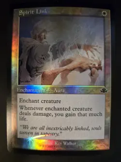 Spirit Link FOIL RETRO Dominaria: Remastered MTG FREE SHIPPING - Image 1